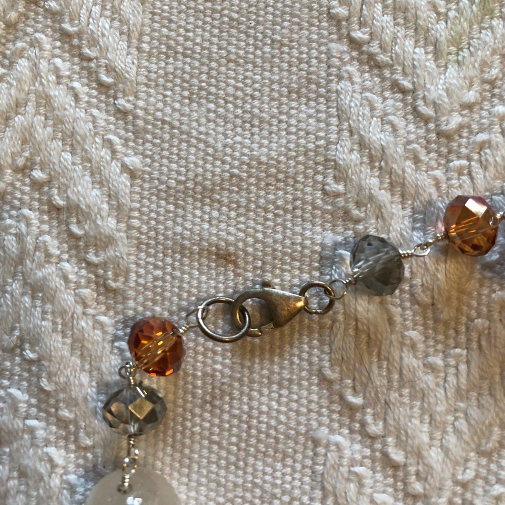 Cute Bead and Sterling Necklace - Picture 5 of 7